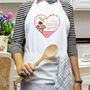 Personalised Boofle Flowers Apron, thumbnail 3 of 3