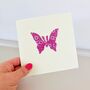 Handmade Butterfly Birthday Card, thumbnail 1 of 10
