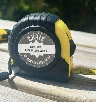 Personalised Tape Measure For Dad, 2 of 3