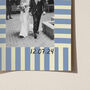 Personalised Wedding Photograph Print With Stripe Border, thumbnail 10 of 12