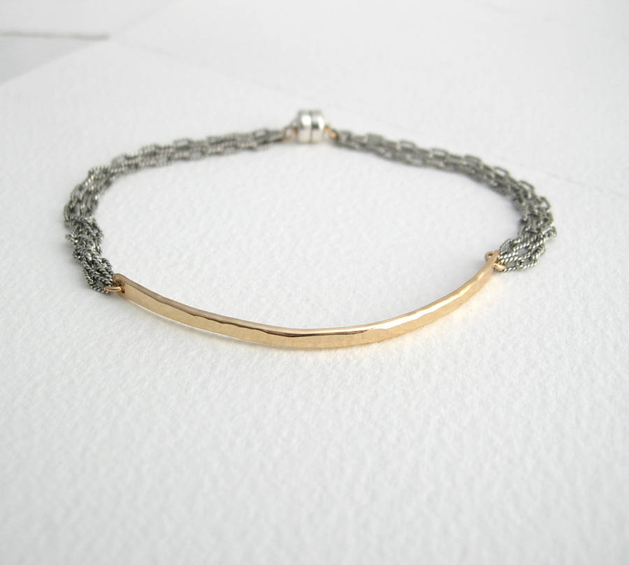Chained Bar Bracelet By Sarah Hickey | notonthehighstreet.com