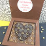 Eid And Ramadan Personalised Message Chocolate Heart, thumbnail 1 of 5