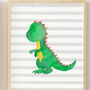 Dinosaurs Art Prints Set For Dinosaur Themed Nursery, thumbnail 2 of 4