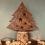 Rusted Metal Christmas Tree Decoration Sign, thumbnail 5 of 6
