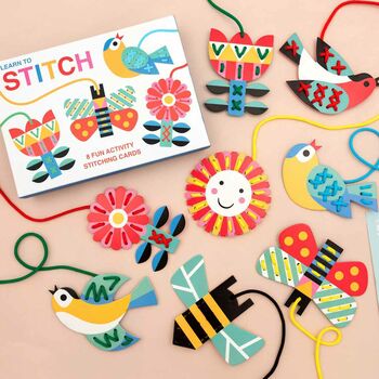 Learn To Sew Children's Stitching Craft Activity Set, 4 of 6