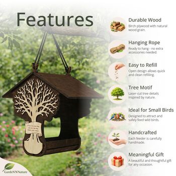 Memorial Bird Feeder For Loved One, 10 of 12