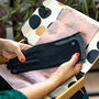 Merino Wool Touch Screen Gloves With Herringbone Cuff, thumbnail 2 of 12