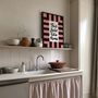 This Feels Like Home Striped Hand Painted Wall Print, thumbnail 7 of 7