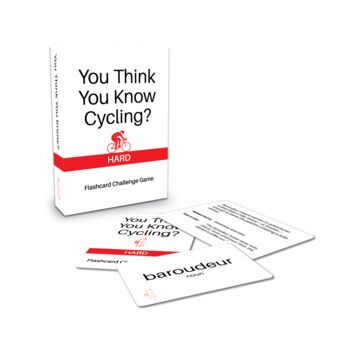 You Think You Know Cycling? Flashcard Game, 8 of 10