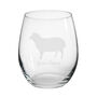 Personalised Sheep Engraved Glass, thumbnail 2 of 5