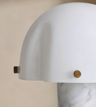 Portable Lamp, Carrara Marble, 2 of 3