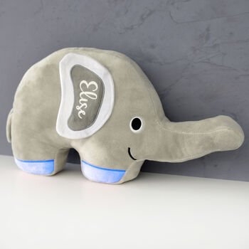 Personalised Padded Elephant Cushion, 4 of 5