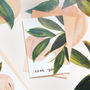Peach Thank You Card A6 With Gold Foil, thumbnail 3 of 4