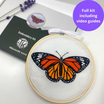 Butterfly Embroidery Kit, 11 of 11