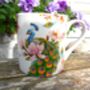 Jumbo Mug In Peacock Design, thumbnail 6 of 6