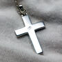Cross Cremation Ashes Memorial Necklace, thumbnail 7 of 7
