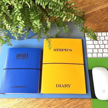Personalised Recycled Leather Diary, 12 of 12