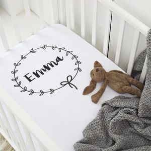 personalised cot bumper