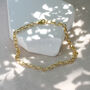 9ct Yellow Gold Oval Belcher Chain Bracelet, thumbnail 1 of 7