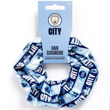 Manchetser City Football Club Icons Hair Scrunchie, 4 of 8