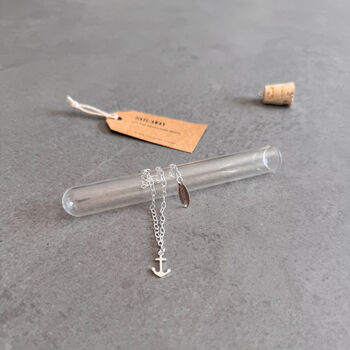 Anchor Charm Sterling Silver Bracelet, 8 of 12