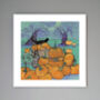 'Cats And Pumpkins' Print, thumbnail 1 of 3