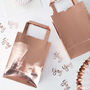 Rose Gold Foiled Party Celebration Party Bags, thumbnail 1 of 3