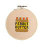 Peanut Butter Cross Stitch Kit, thumbnail 1 of 4