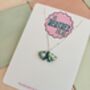 Moth Glitter Charm Necklace / Nature Inspired Gift / Forest Lover Gift / Cute Nature Accessories, thumbnail 3 of 9