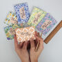 Set Of Six Patterned Mini Thank You Cards, thumbnail 2 of 11