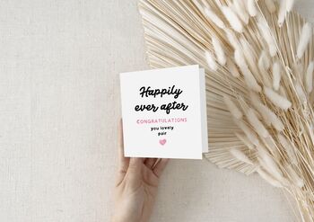 Happily Ever After Wedding Card, 5 of 8