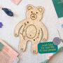 Learn To Sew Bear Kit Craft Kit For Kids, thumbnail 7 of 8