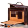 Real Leather Portfolio Laptop Bag Gift For Men, thumbnail 5 of 11