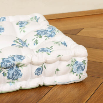 Heritage Bloom Floral Cotton Dog Bed, 8 of 10