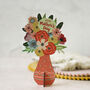 Wooden Mother's Day Card, Flower Bouquet, thumbnail 2 of 6