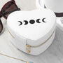 Lunar Phase White Heart Jewellery Case, thumbnail 1 of 11