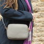 Personalised Cross Body Box Leather Handbag, thumbnail 1 of 11