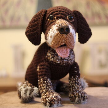 Personalised Crocheted Cuddly Toy Of Your Dog, 12 of 12