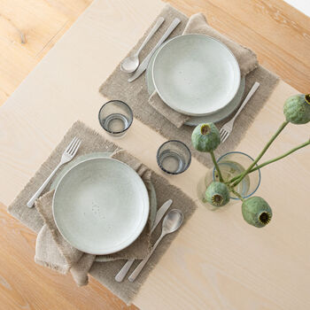Rustic Style Natural Linen Placemat, 3 of 8