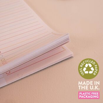 A5 Meal Planner And Shopping List | Colour Theory, 5 of 7