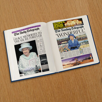 Queen Elizabeth Personalised Deluxe Royal Memorial Book, 7 of 7