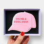 Cool Mom Cap Iced Biscuit Mother's Day Letterbox Gift, thumbnail 1 of 11