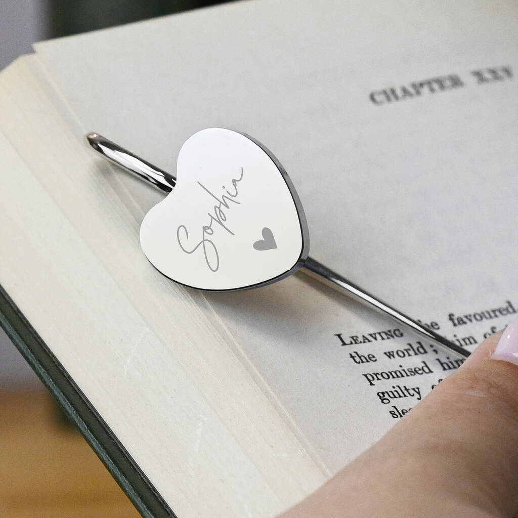 Book Lover Gifts Personalised Bookmark, 1 of 5