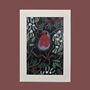 Reusable Eco Friendly Christmas Robin Card Blank Inside Or Optional Handwritten Message, thumbnail 4 of 7