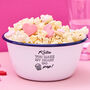 Personalised Couples Popcorn Bowl, thumbnail 1 of 2