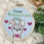 Some Bunny Loves You Cross Stitch Kit For Beginners, thumbnail 6 of 6