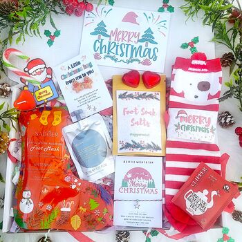 Chrismas Eve Pamper Hamper, Christmas Hug In A Box, 4 of 8