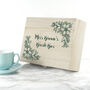 Personalised Floral Teacher's Tea Break Box, thumbnail 2 of 7