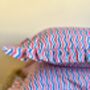 Boho Frill Cushion With Duck Feather Insert, thumbnail 2 of 3