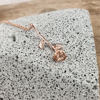 Eliza Day Wild Rose Sterling Silver Rose Gold Plated, 2 of 7